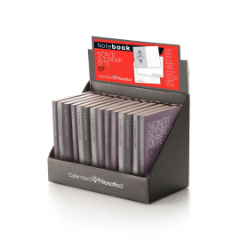 Kit 14 pz Notebook Filosofico F1 12x17 cm con Elastico